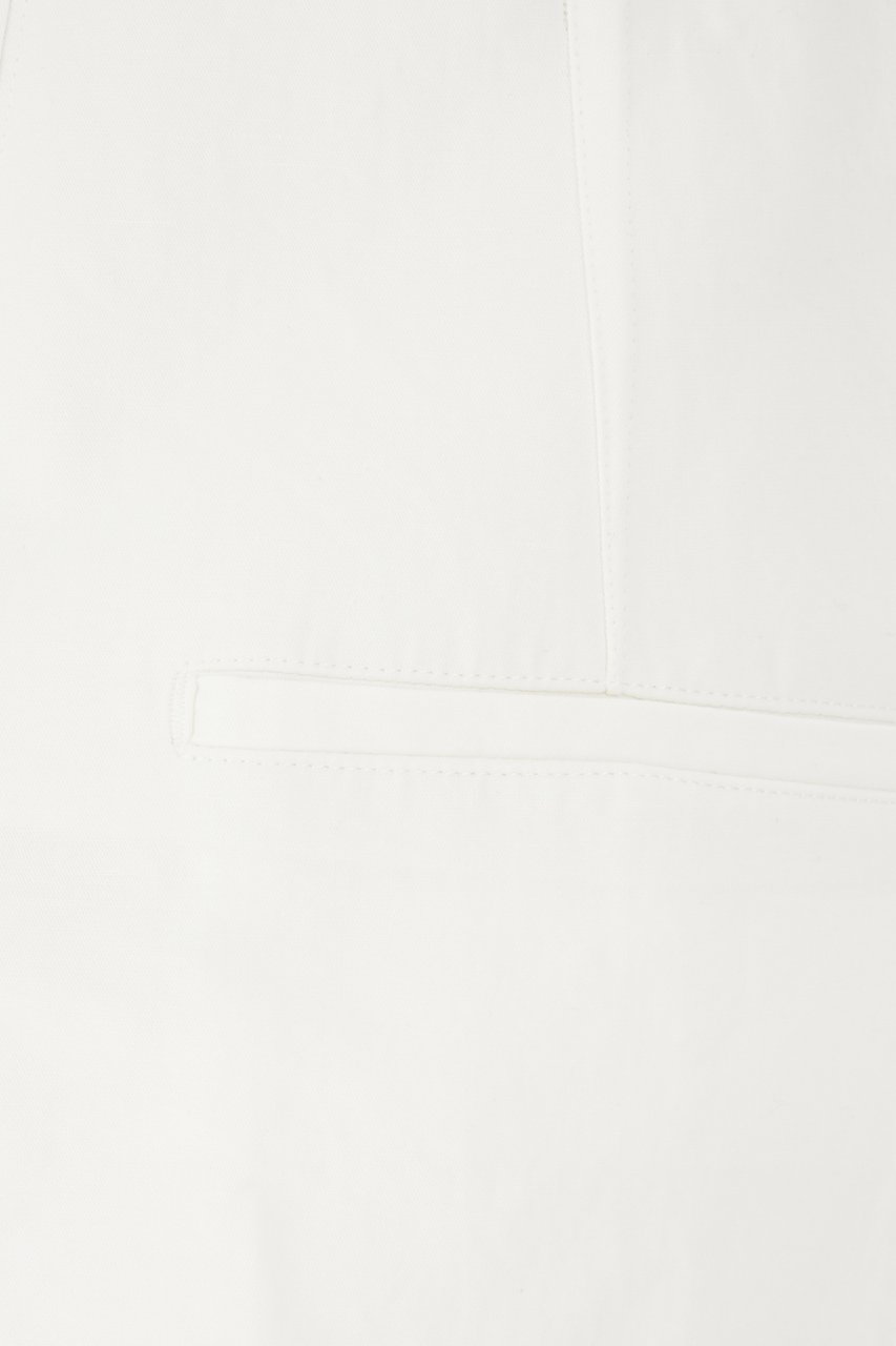 Sportmax Sportmax White cotton blend pants Wit