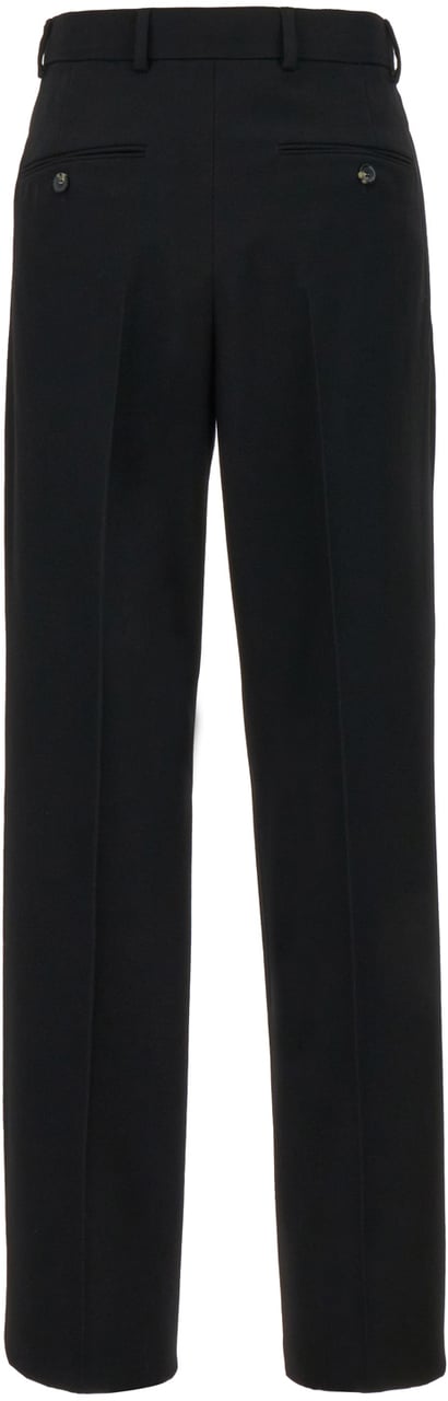 Sportmax Sportmax Black wool blend pant Zwart