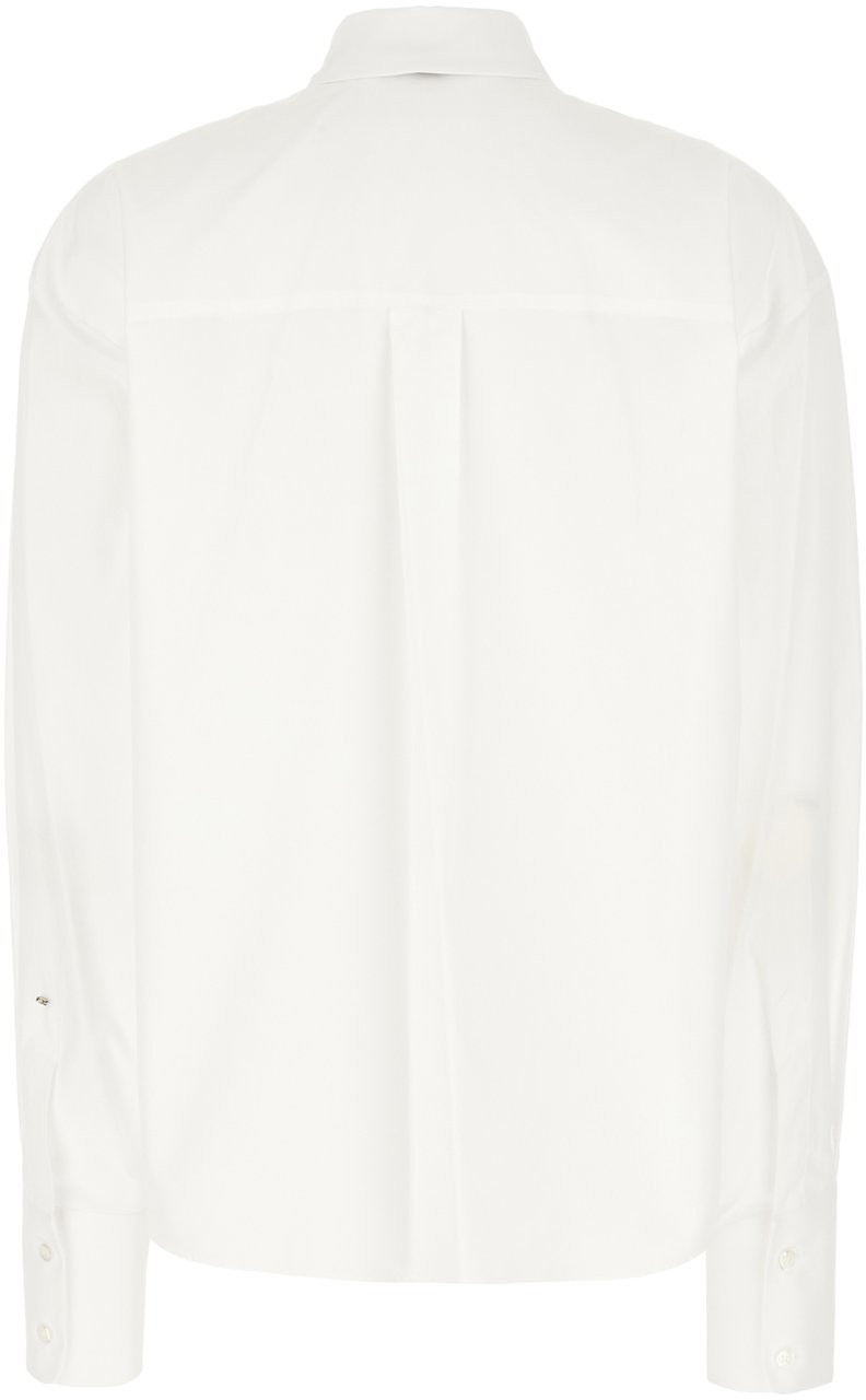 Sportmax White poplin shirt Wit