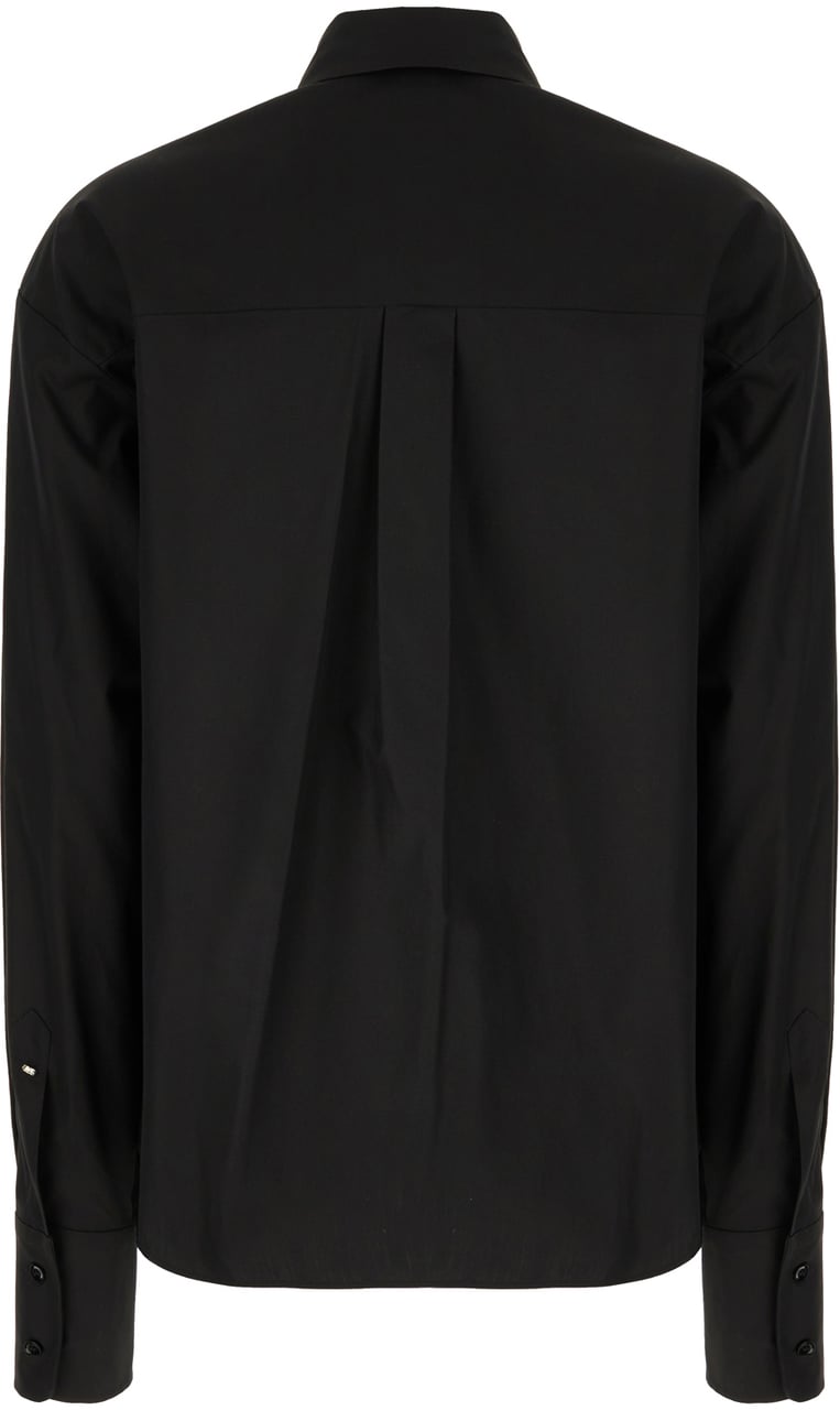 Sportmax Black wool shirt Zwart