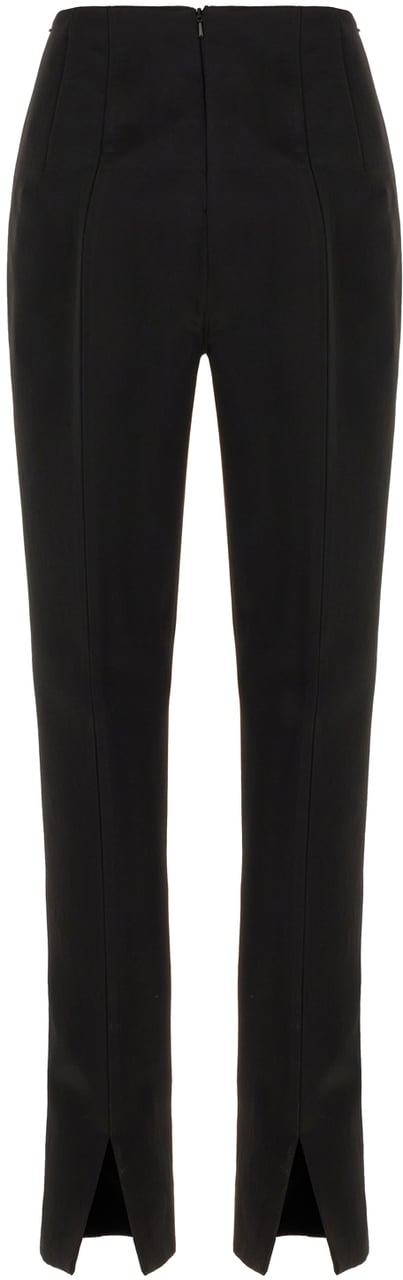 Sportmax Sportmax Black acetate pants Zwart