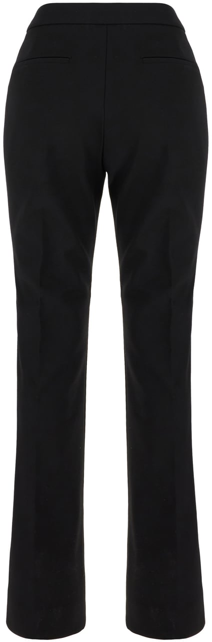 Sportmax Sportmax Black nylon blend pants Zwart