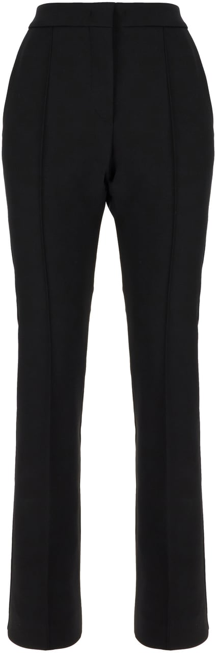 Sportmax Sportmax Black nylon blend pants Zwart