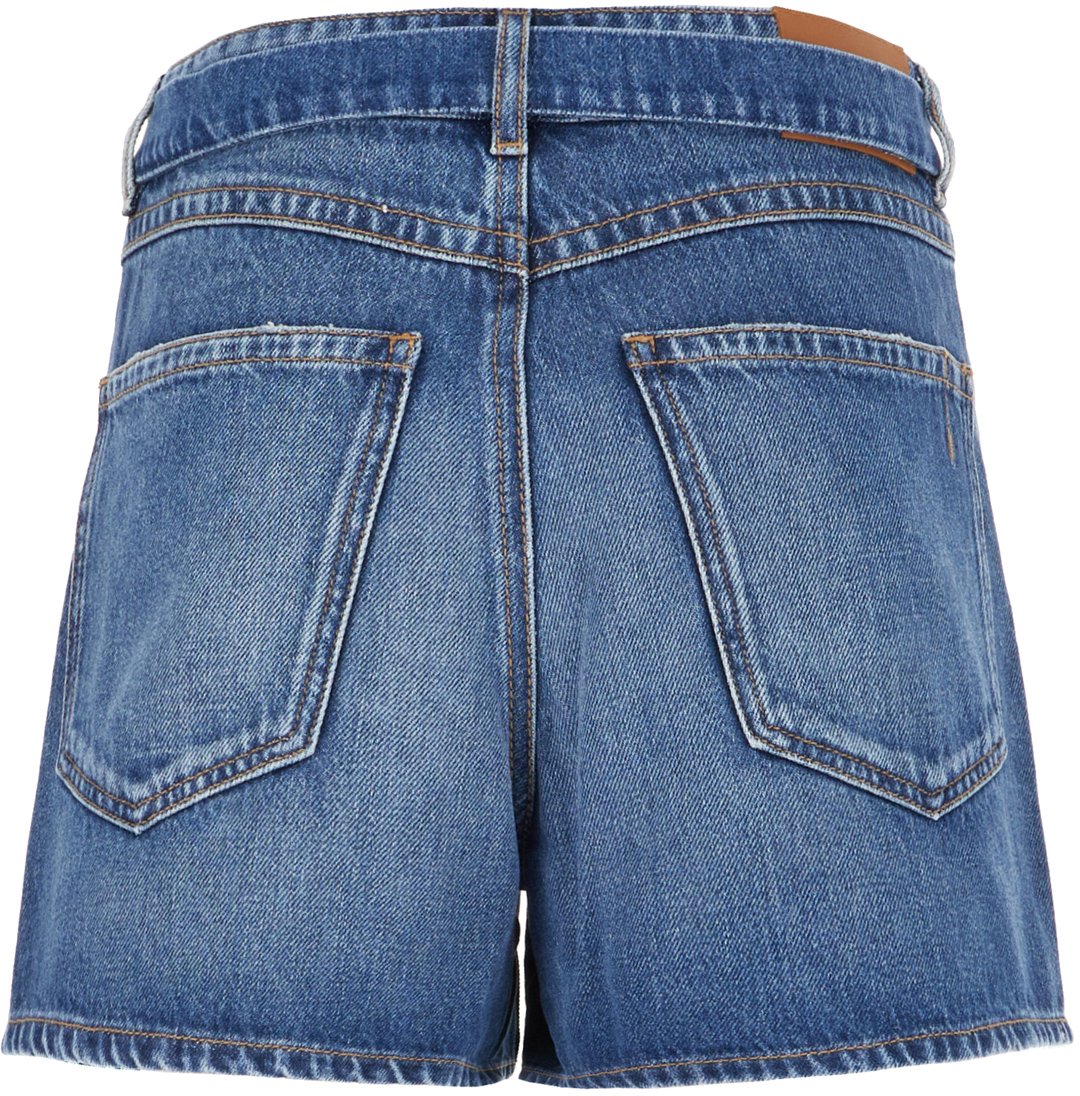 Sportmax Sportmax Denim shorts Blauw