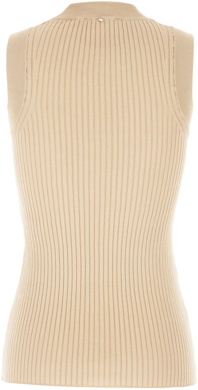 Sportmax Sportmax Skin pink cotton top Roze