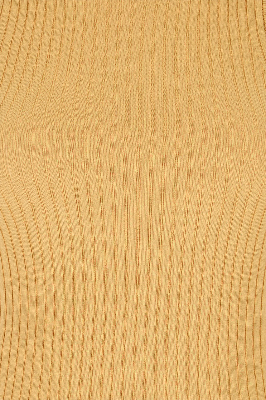 Sportmax Sportmax Mustard cotton Toledo top Geel
