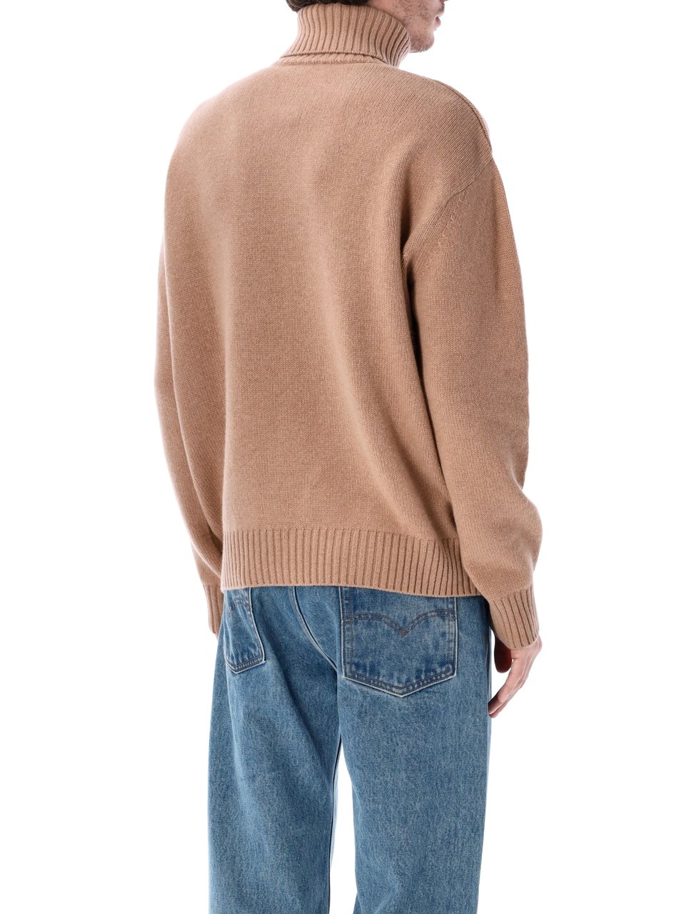 Sporty & Rich Src Wool Turtleneck Marrone Beige
