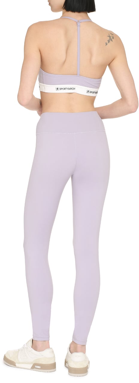 Sporty & Rich Logo sporty tank-top Paars