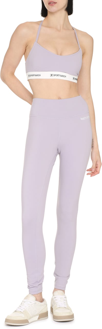 Sporty & Rich Logo sporty tank-top Paars