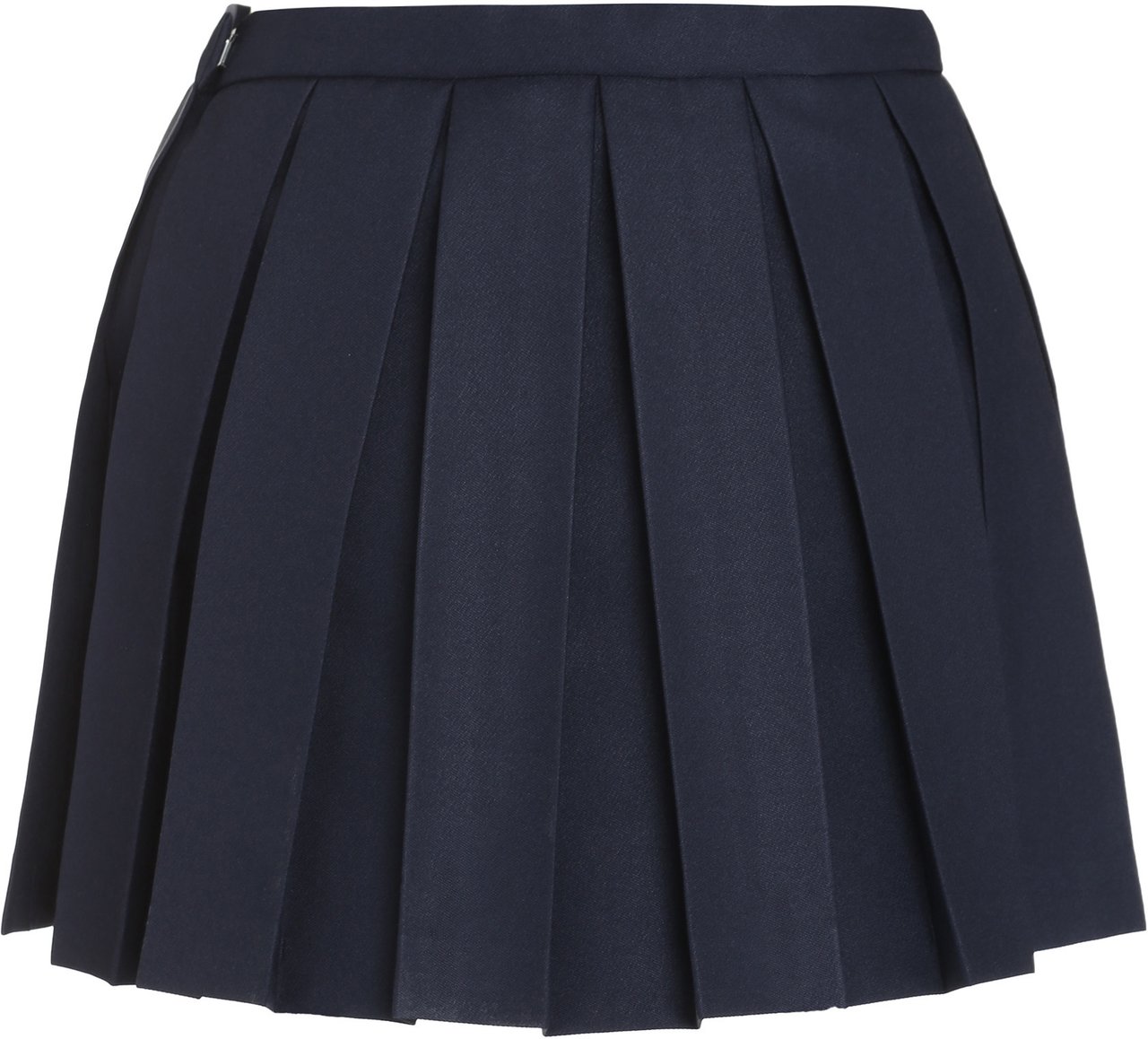 Sporty & Rich Lacoste x Sporty & Rich - Pleated mini skirt Blauw