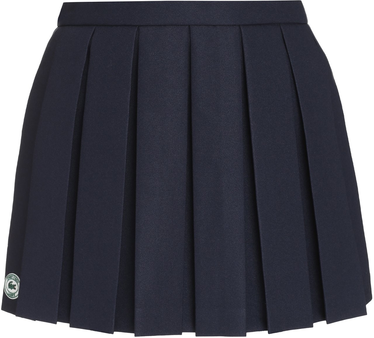 Sporty & Rich Lacoste x Sporty & Rich - Pleated mini skirt Blauw