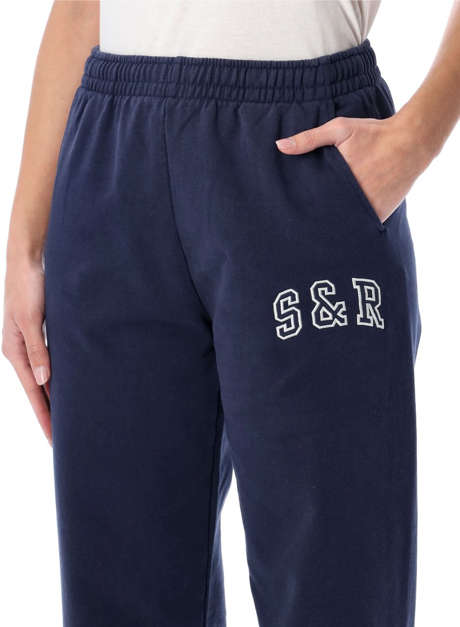 Sporty & Rich S&R Jogging Blu Blauw