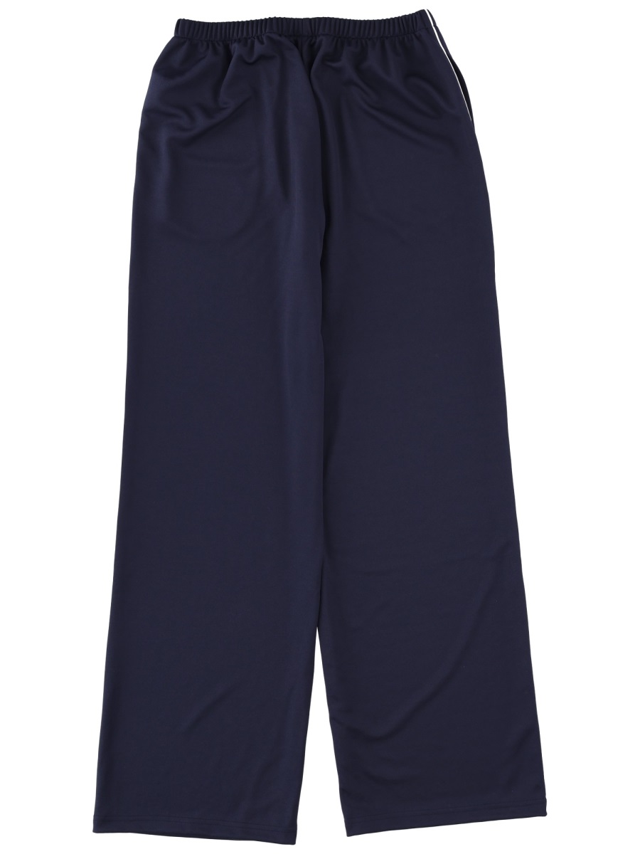 Sporty & Rich Relaxed Polyester Piping Pants Blauw