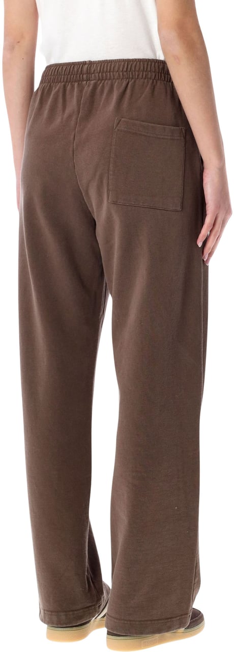 Sporty & Rich Sporty & Rich NY Crest embroidered sweatpants – Chocolate Bruin