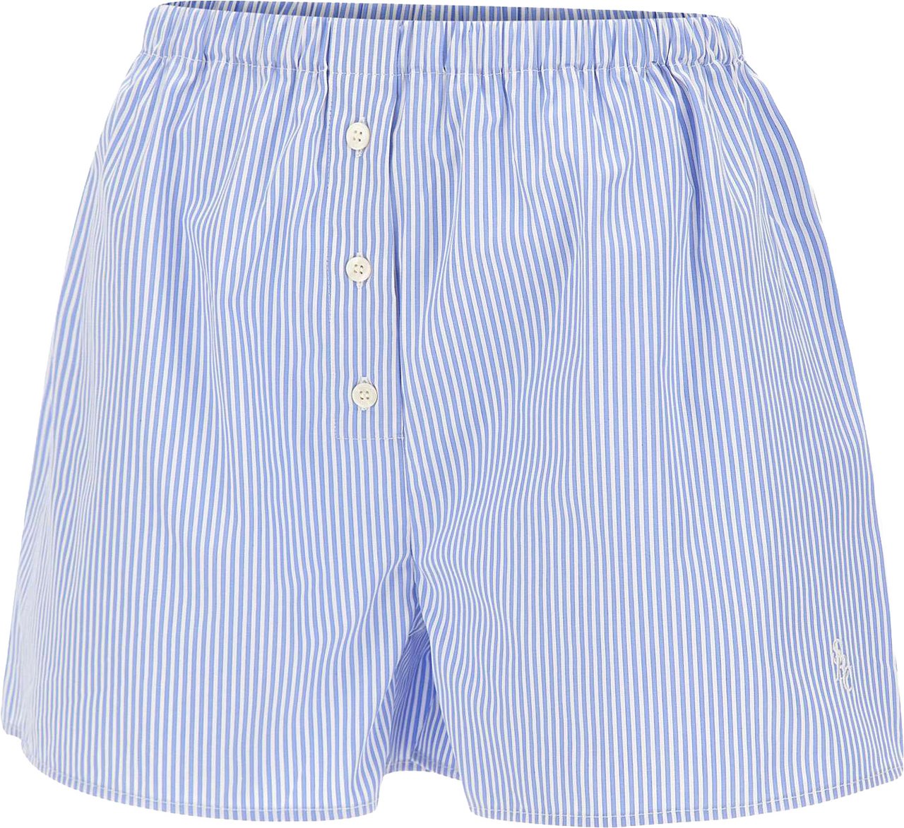 Sporty & Rich Shorts Light Blue Lichtblauw