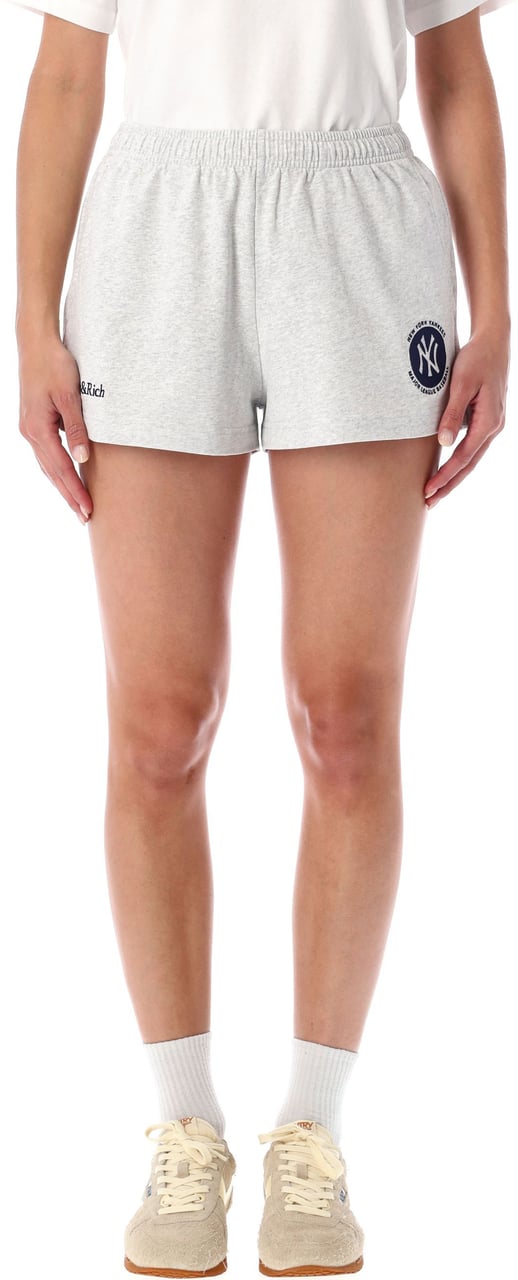 Sporty & Rich Yankees Short Heater Grey Grijs