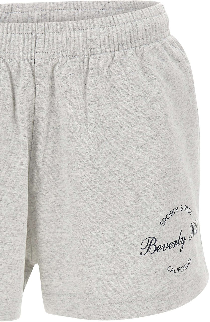 Sporty & Rich Shorts Grey Lichtgrijs