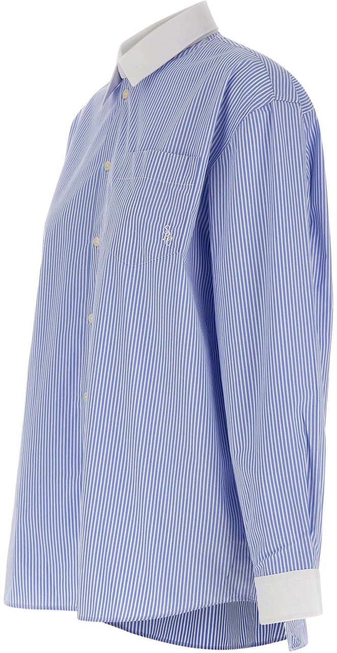 Sporty & Rich Shirts Light Blue Lichtblauw
