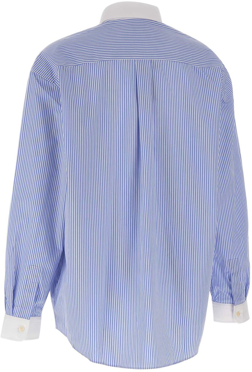 Sporty & Rich Shirts Light Blue Lichtblauw