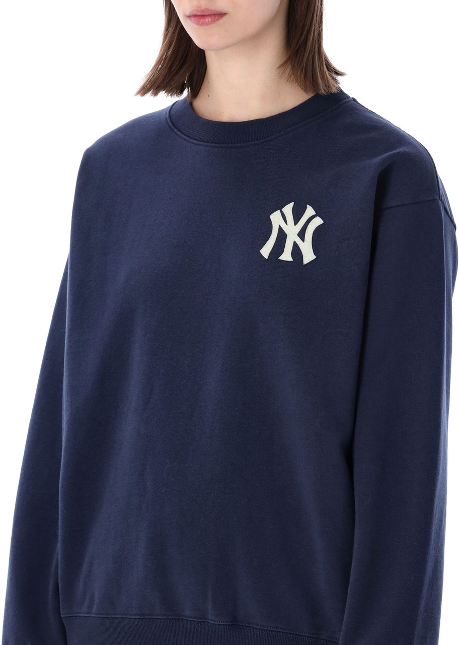 Sporty & Rich Heriatge Yankee Crewneck Blu Navy