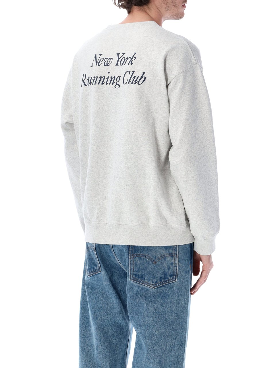 Sporty & Rich Runclub Crewneck Grigio Grijs