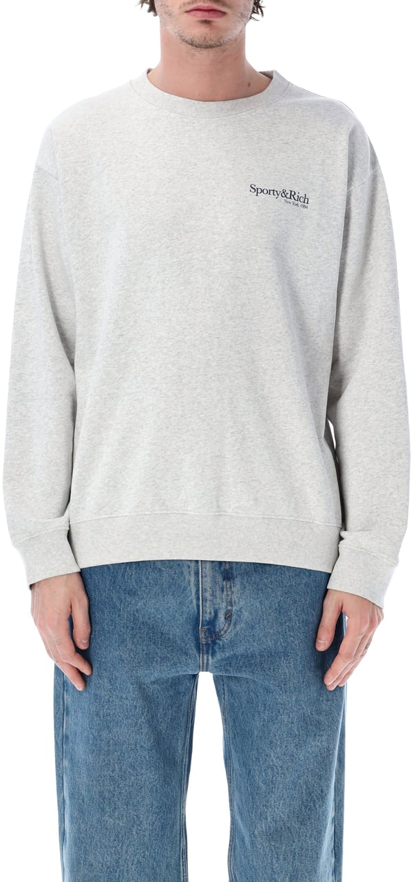 Sporty & Rich Runclub Crewneck Grigio Grijs