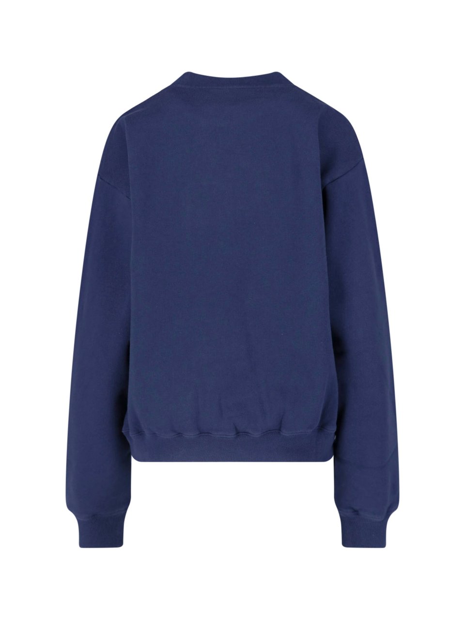 Sporty & Rich Navy Crewneck Sweatshirt with 'Country Club' Emblem Blauw
