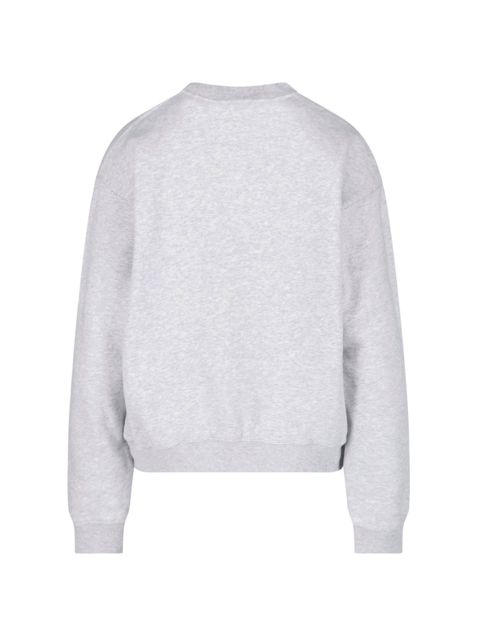Sporty & Rich Light Grey Sweatshirt with Iconic Text Print Grijs