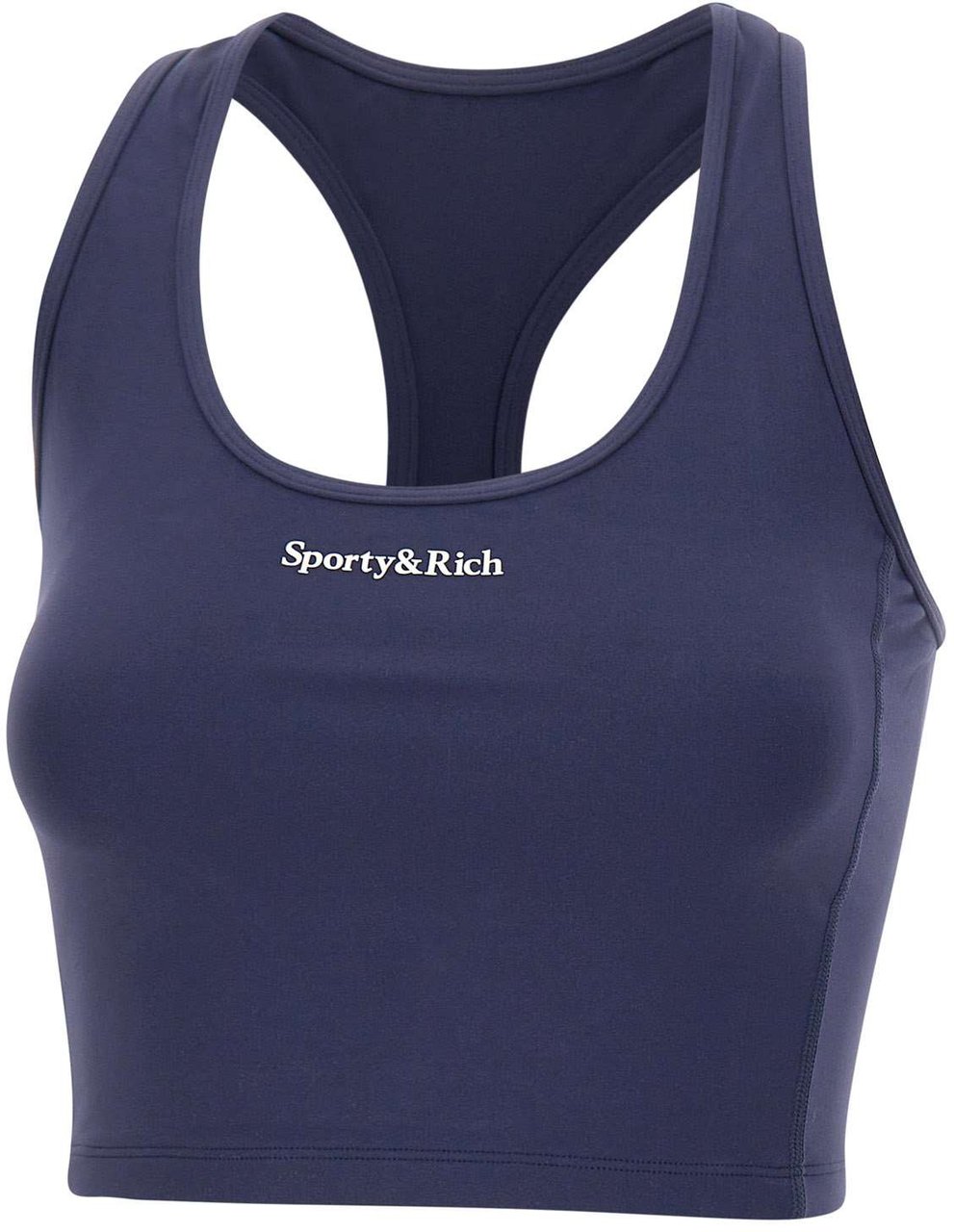 Sporty & Rich Top Blue Blauw