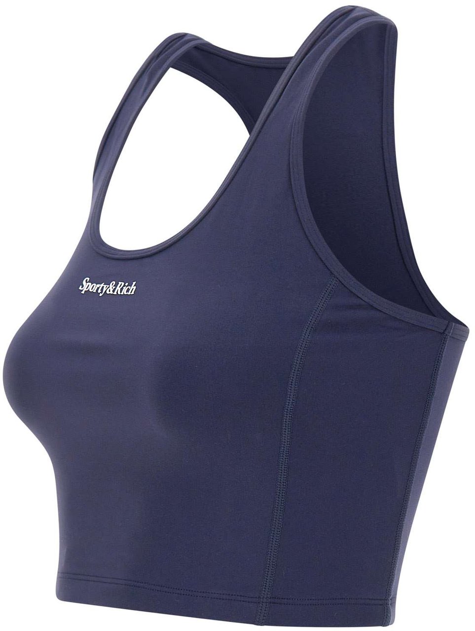 Sporty & Rich Top Blue Blauw