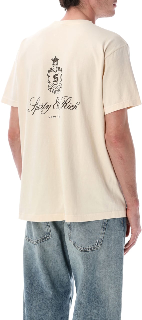 Sporty & Rich Sporty & Rich Vendome T-shirt Neutraal