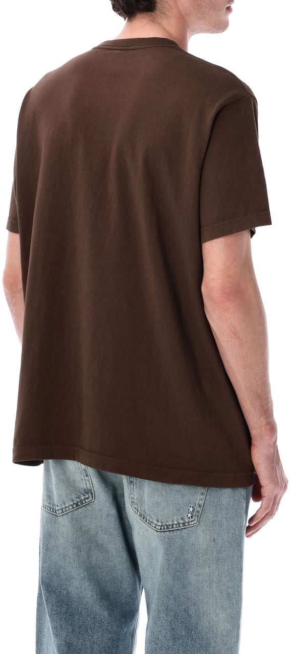 Sporty & Rich Sporty & Rich H&W Crest cotton T-shirt Bruin