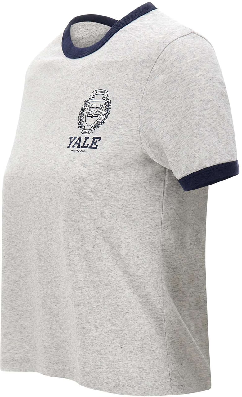 Sporty & Rich T-Shirts And Polos Grey Lichtgrijs