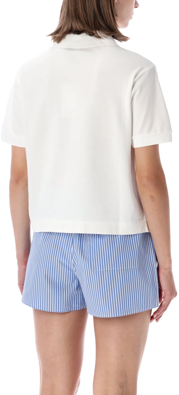 Sporty & Rich Ny Crest Polo Bianco Wit