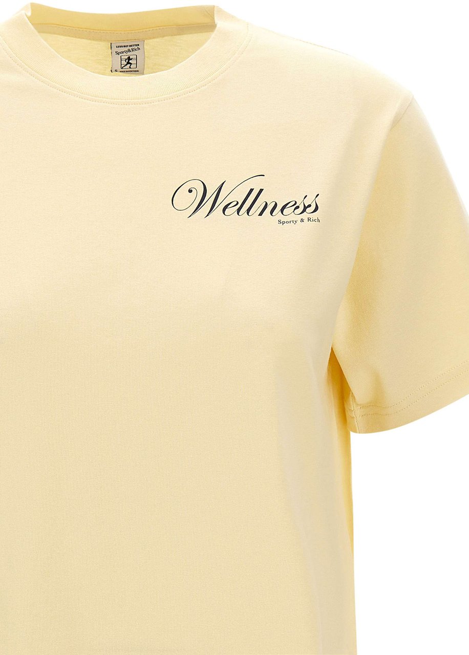 Sporty & Rich T-Shirts And Polos Yellow Geel