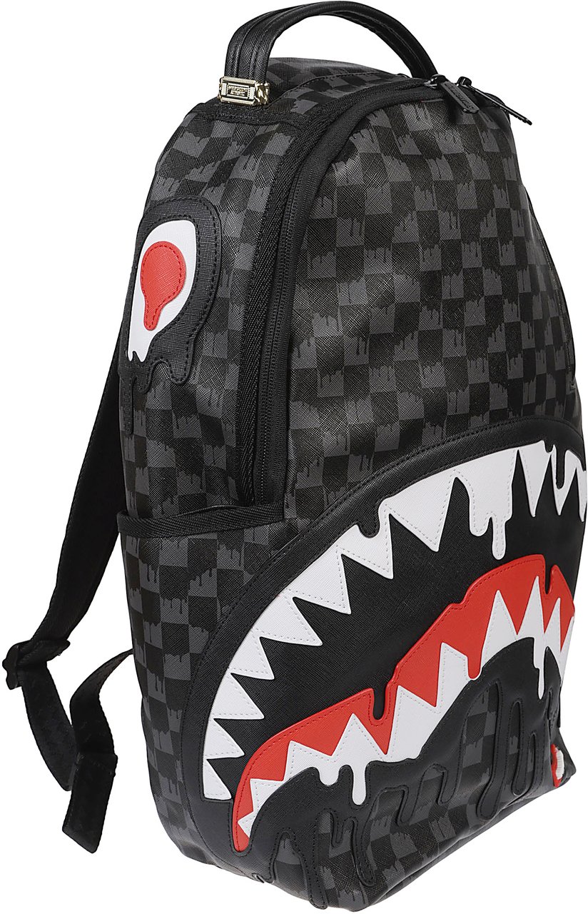 Sprayground Dripping Sharks In Paris Dlxv Backpack Black Zwart