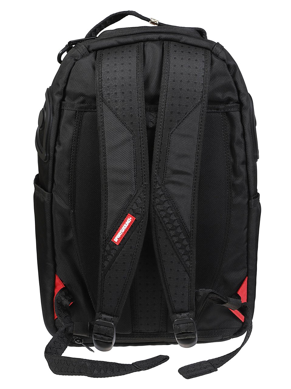 Sprayground Printed Zipper Shark Dlxr Backpack Black Zwart