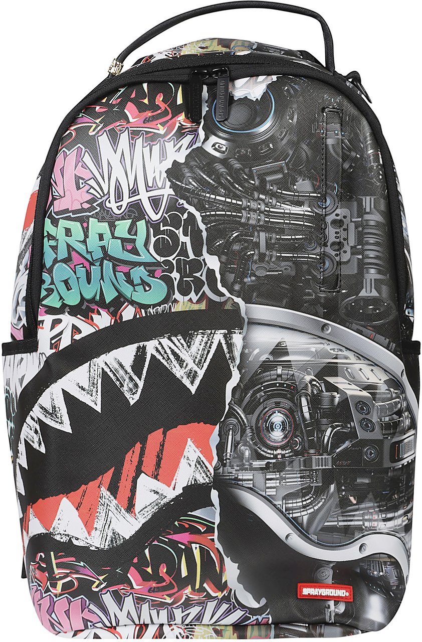 Sprayground Split Cybershark Dlxsv Backpack Multicolour Divers