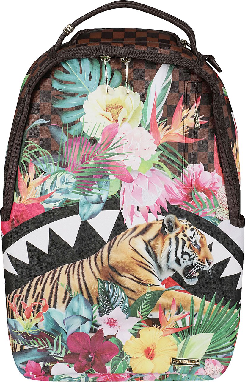 Sprayground Flowering Jungle Shark2 Backpack Multicolour Divers