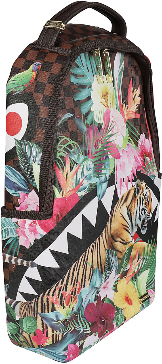 Sprayground Flowering Jungle Shark2 Backpack Multicolour Divers