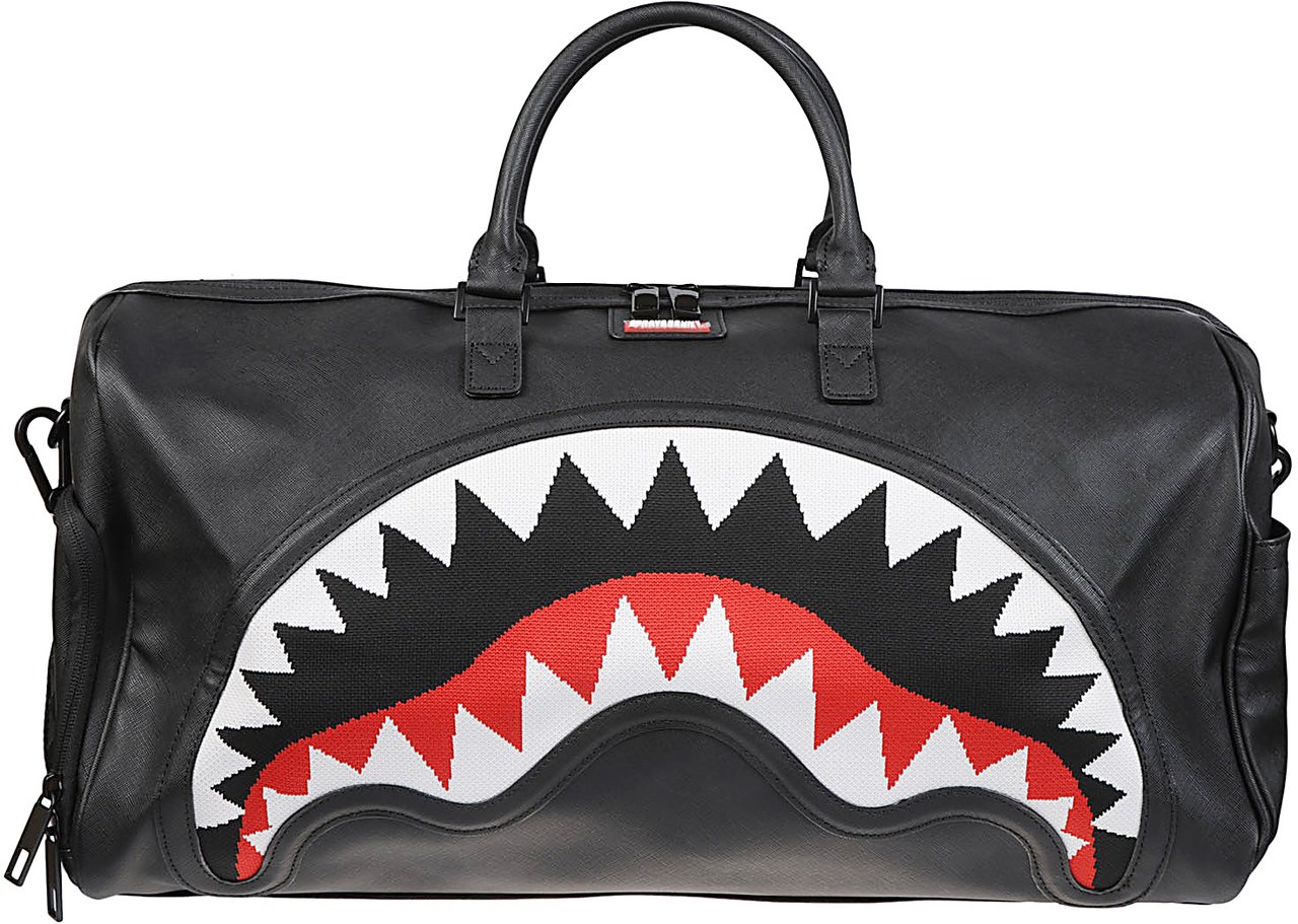 Sprayground Fly Knit Mouth Duffle Black Zwart