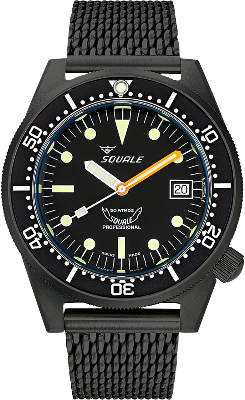 Squale 1521 Zwart