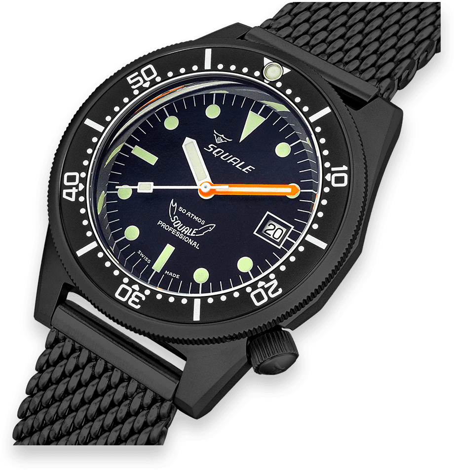 Squale 1521 Zwart