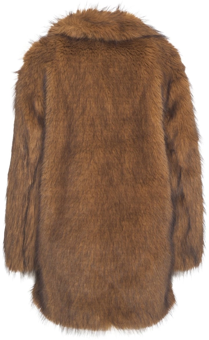 Stand Studio Faux fur coat 'Janice' Bruin