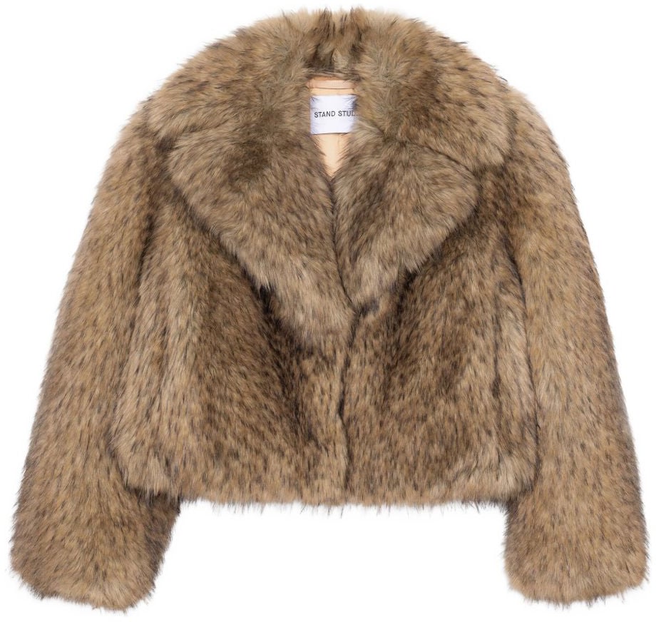 Stand Studio Coats Marrone Chiaro Bruin