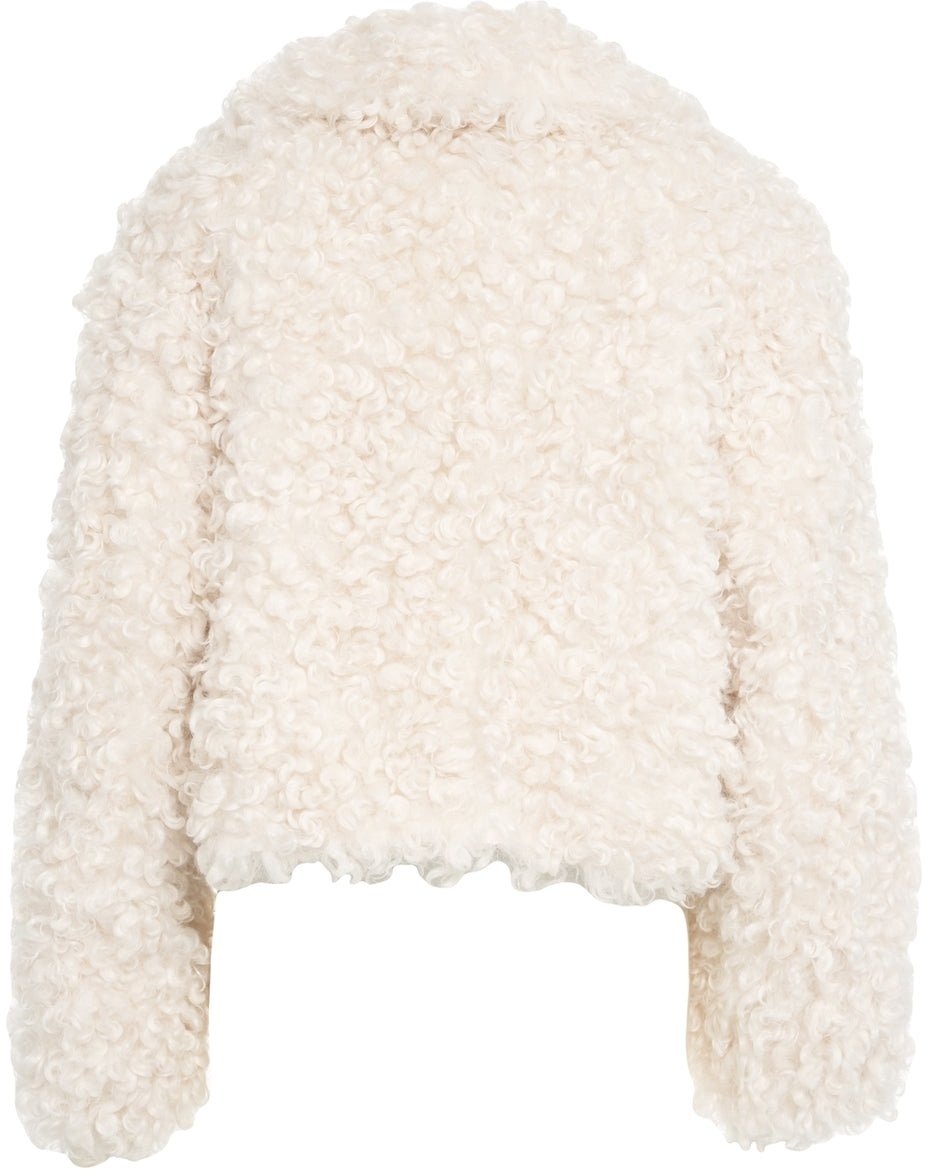 Stand Studio Faux fur jacket 'Samara' Wit