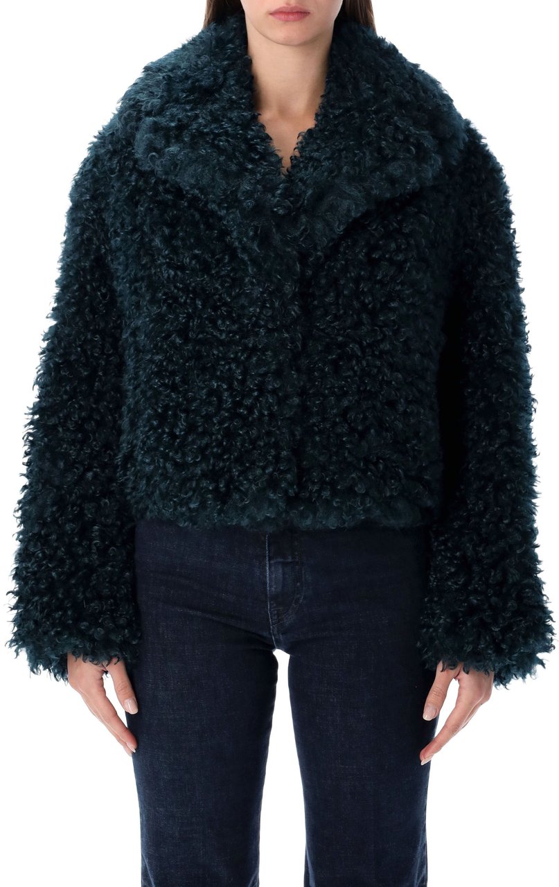 Stand Studio Samara Eco Curly Petrol Green Groen