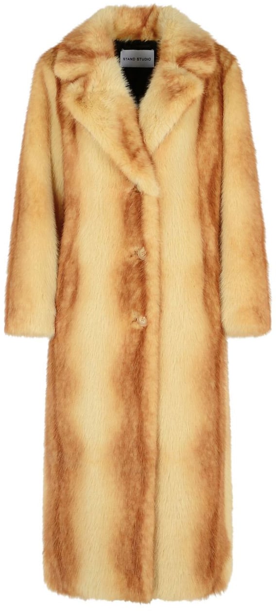 Stand Studio Coats Marrone Chiaro Bruin