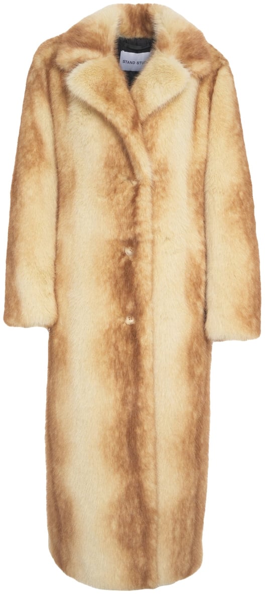 Stand Studio Faux fur coat 'Nora' Beige