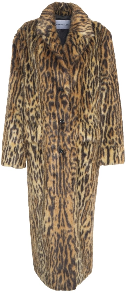 Stand Studio Faux fur coat 'Marceline' Bruin